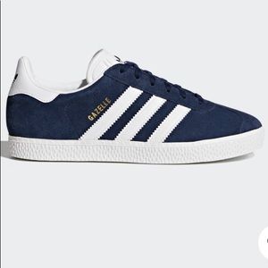 Adidas Gazelle Navy Blue Suede Sneakers Size 7